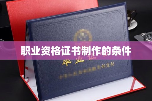 兰坪职业资格证书制作的条件