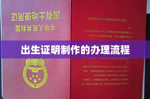 昂昂溪出生证明制作的办理流程