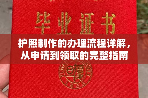 铜锣护照制作的办理流程详解，从申请到领取的完整指南
